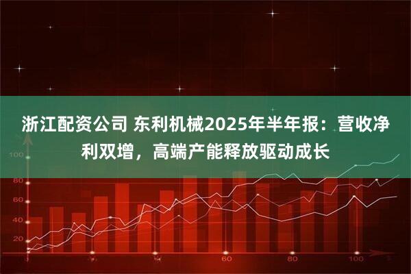 浙江配资公司 东利机械2025年半年报：营收净利双增，高端产能释放驱动成长