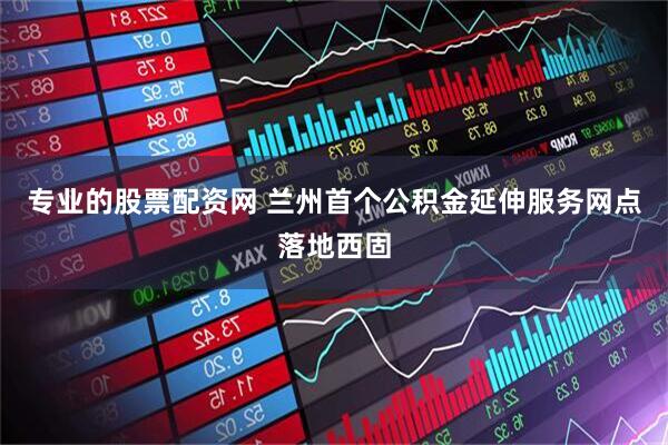 专业的股票配资网 兰州首个公积金延伸服务网点落地西固